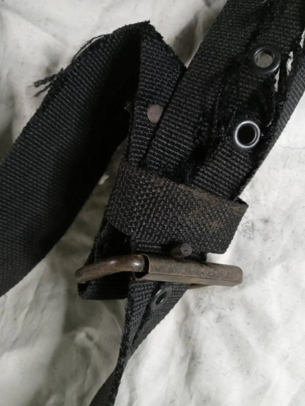 AWP Men Brown Leather Work Utility Tool Belt with Adjustable Strap in Good Cond